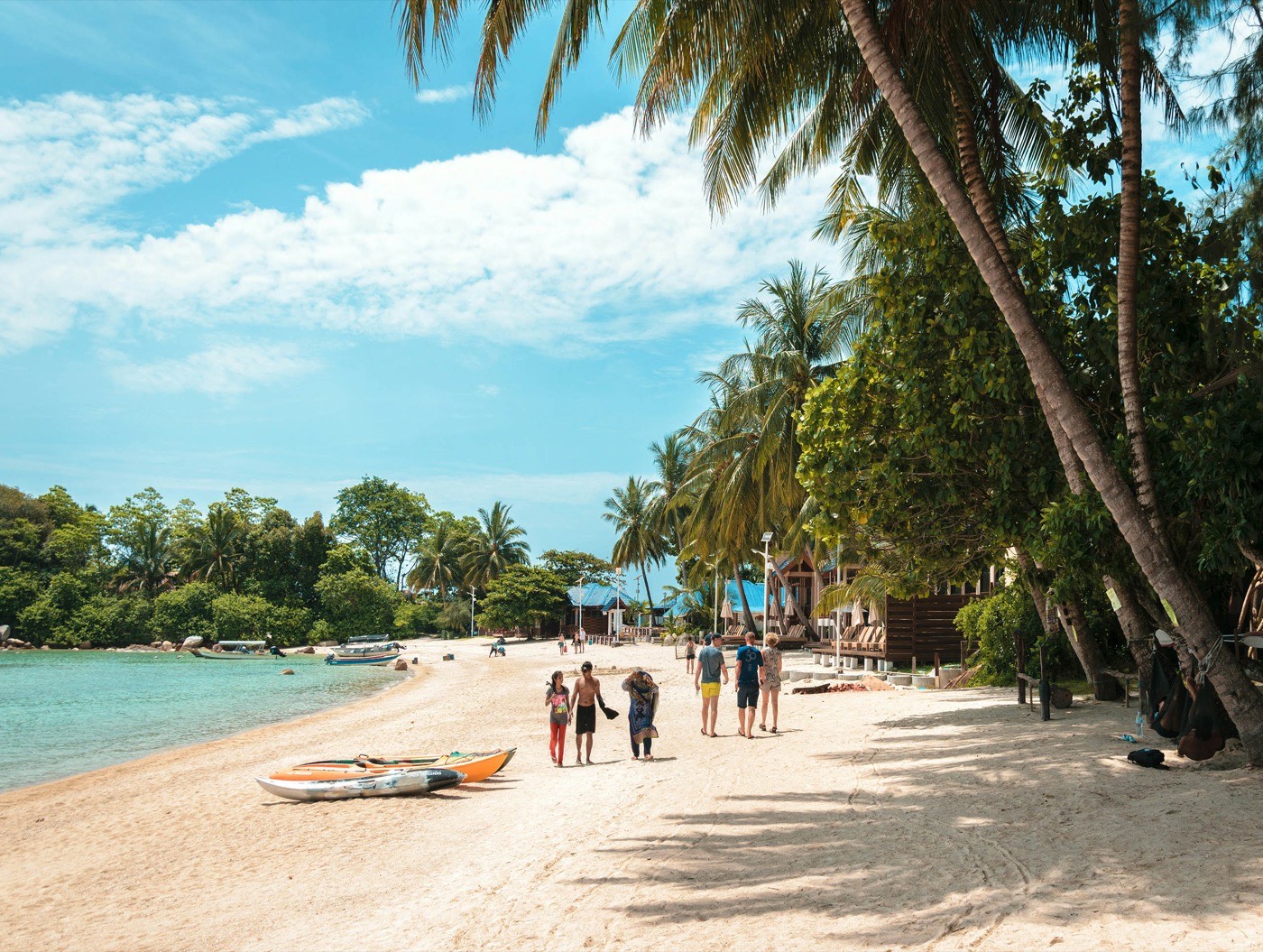 A Tropical Beach Resort On The Perhentian Islands