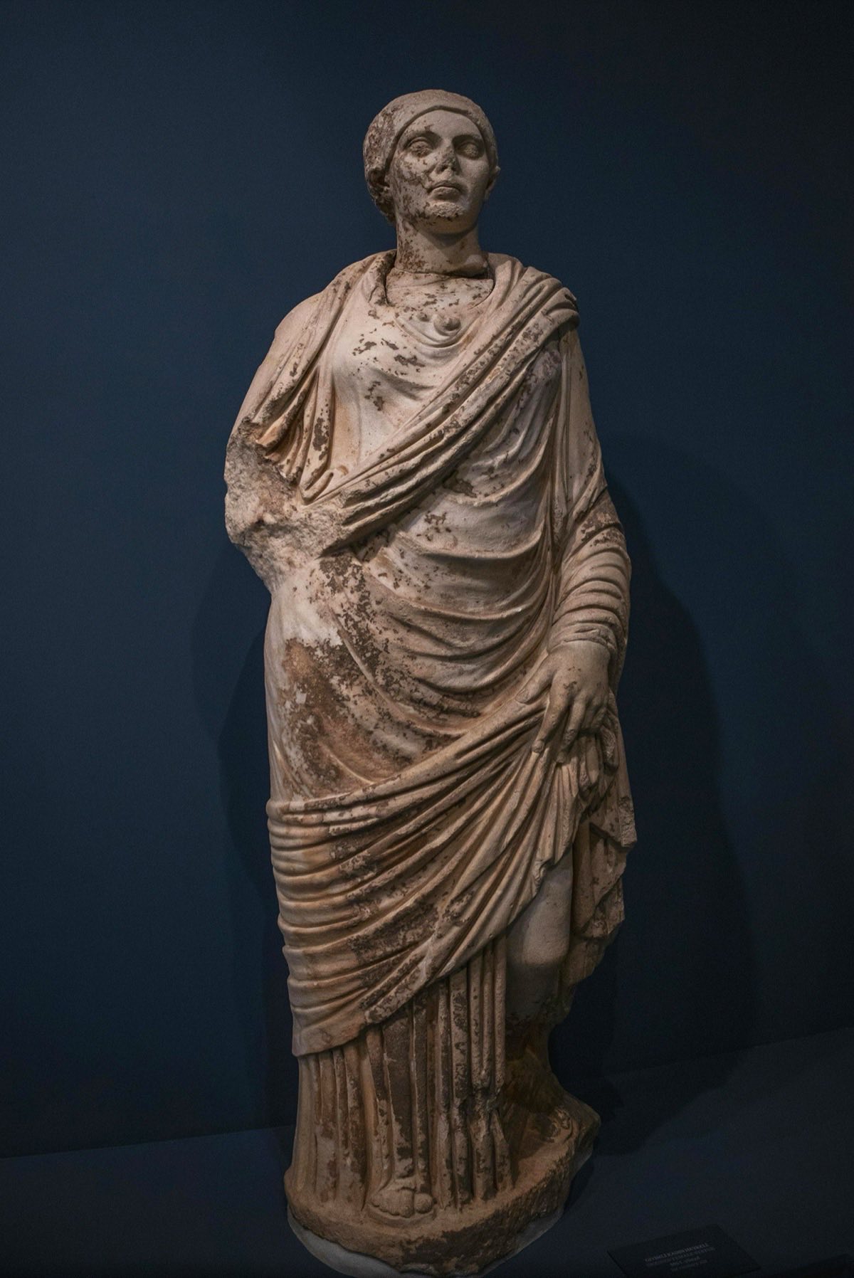 Antique Sculpture On An Exhibition