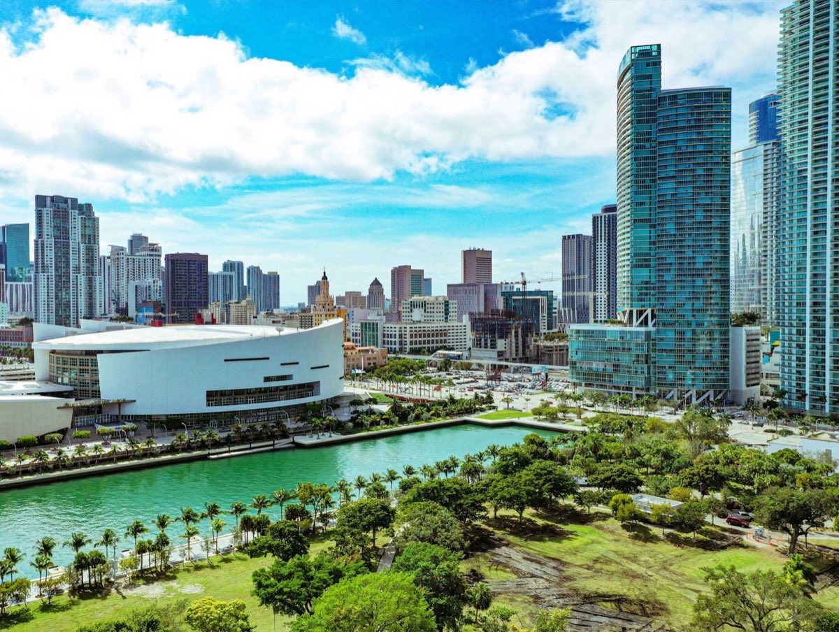 Bicentennial Park Biscayne Boulevard Miami Fl Usa