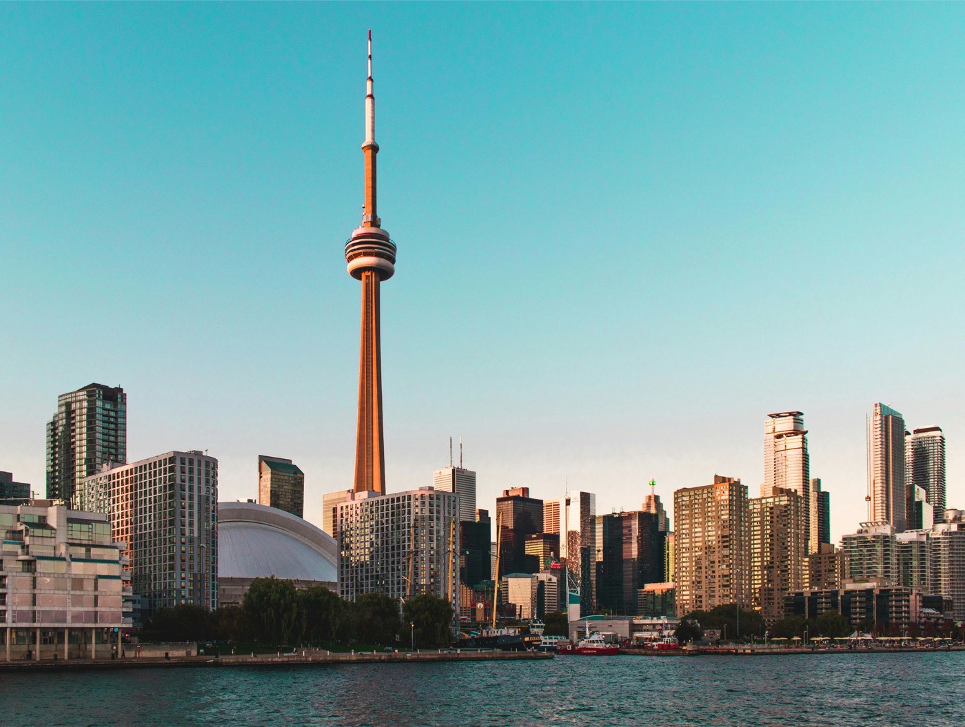 High Rise Buildings Under Blue Sky Toronto On Canada