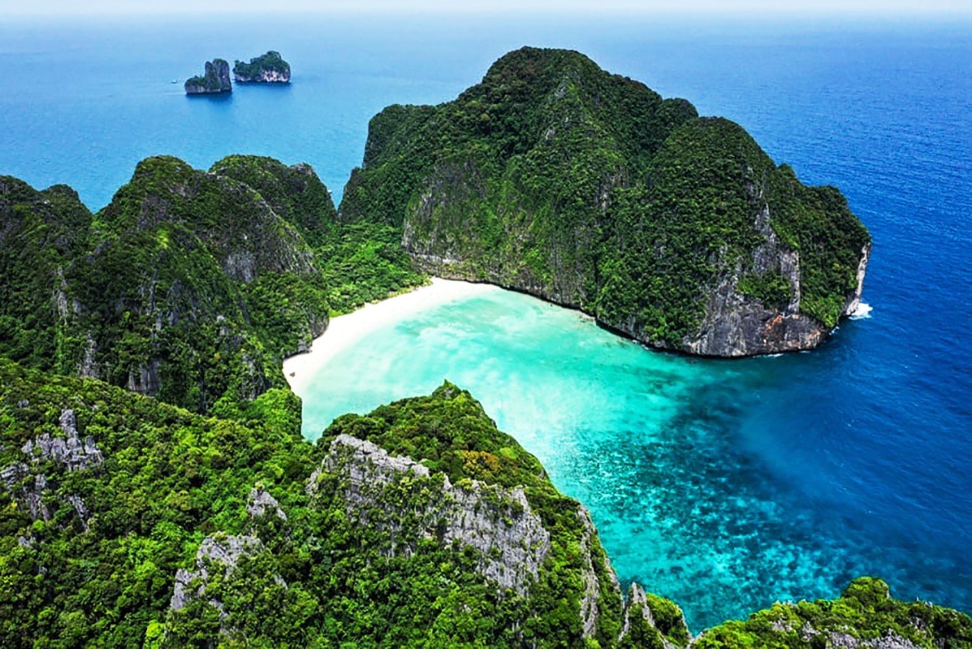 Maya Bay From Above