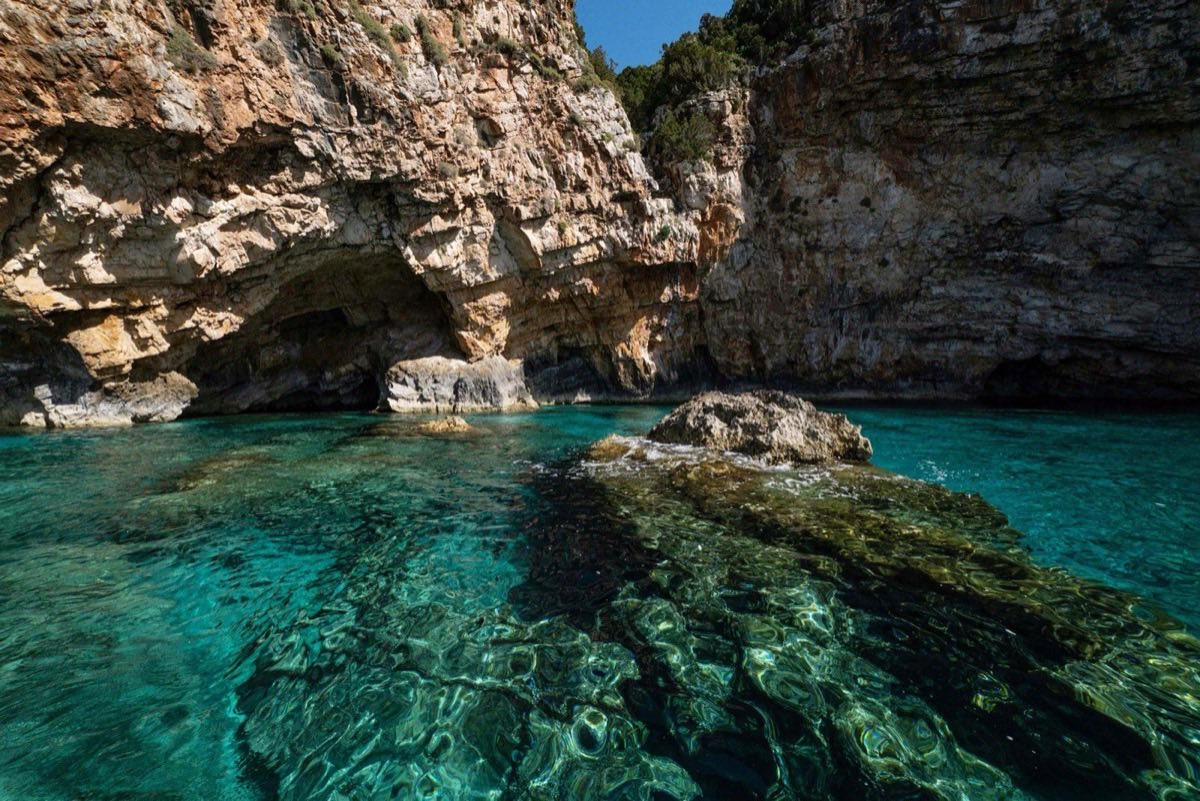 The Shallow Cave At Maya Bay
