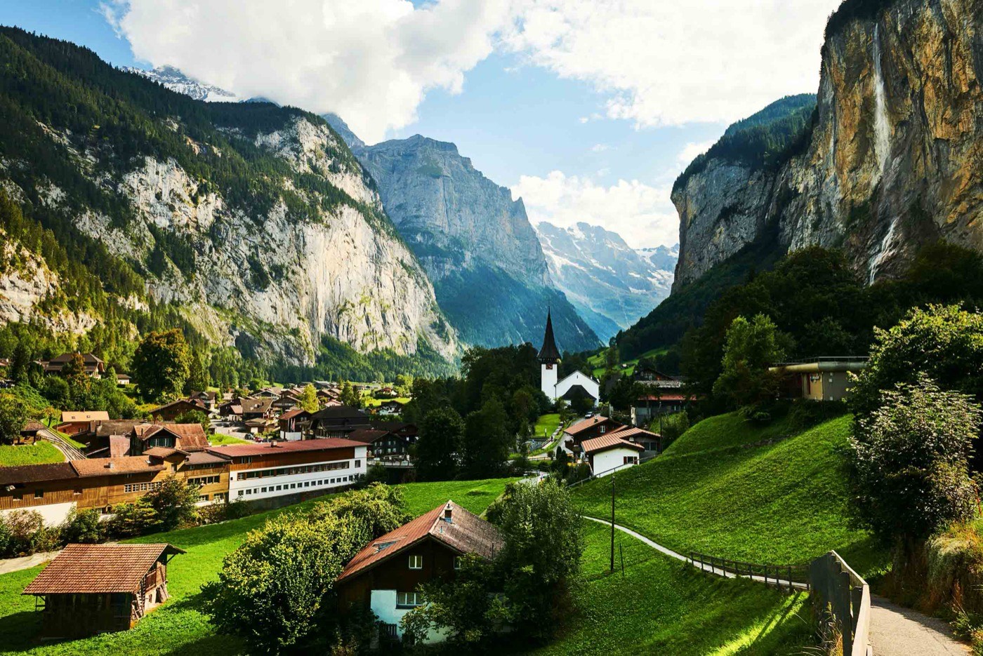 Town Of Lauterbrunnen